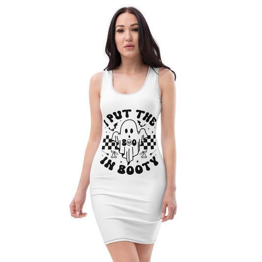 cute ghost halloween Bodycon dress