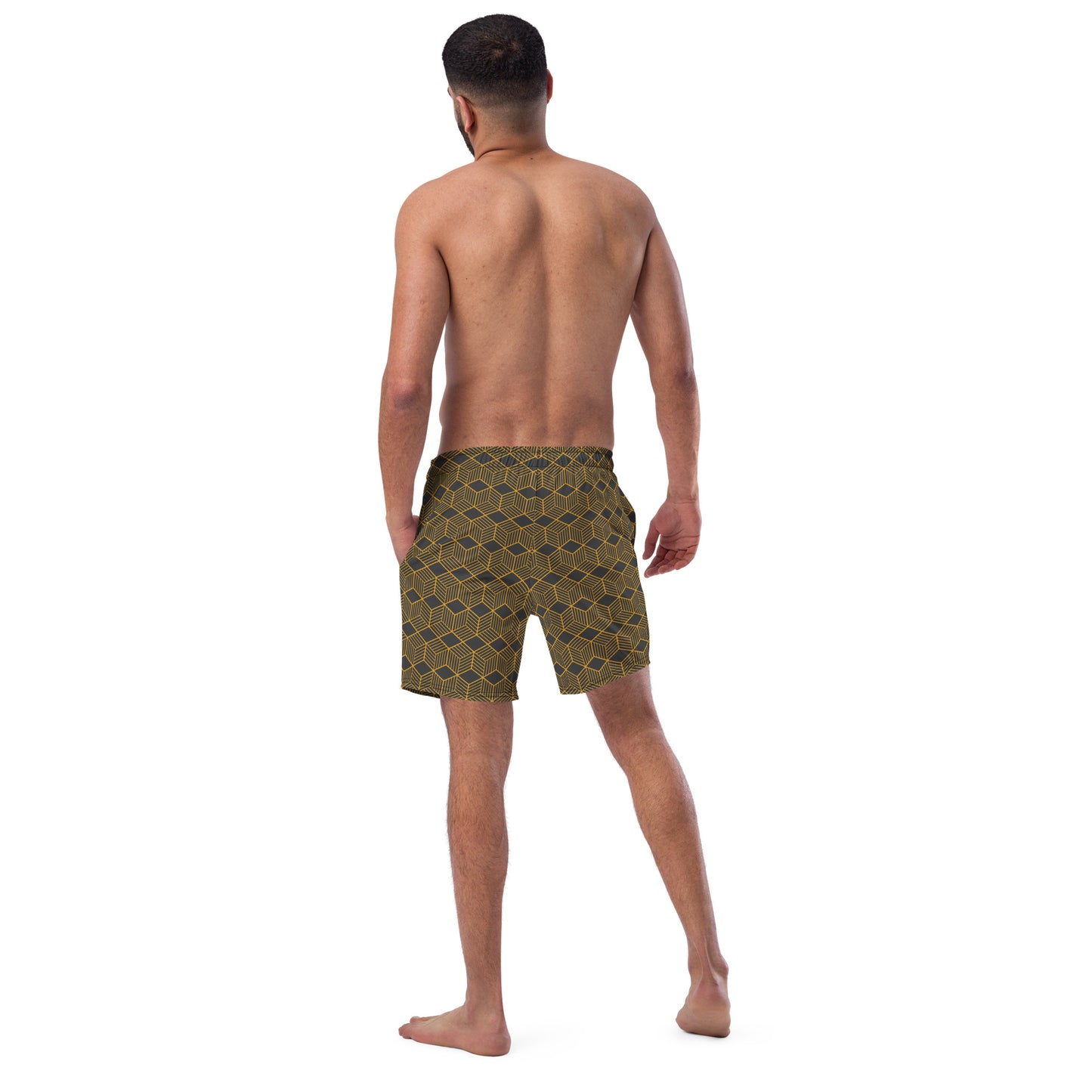 All-Over Print Recycled Swim Trunks