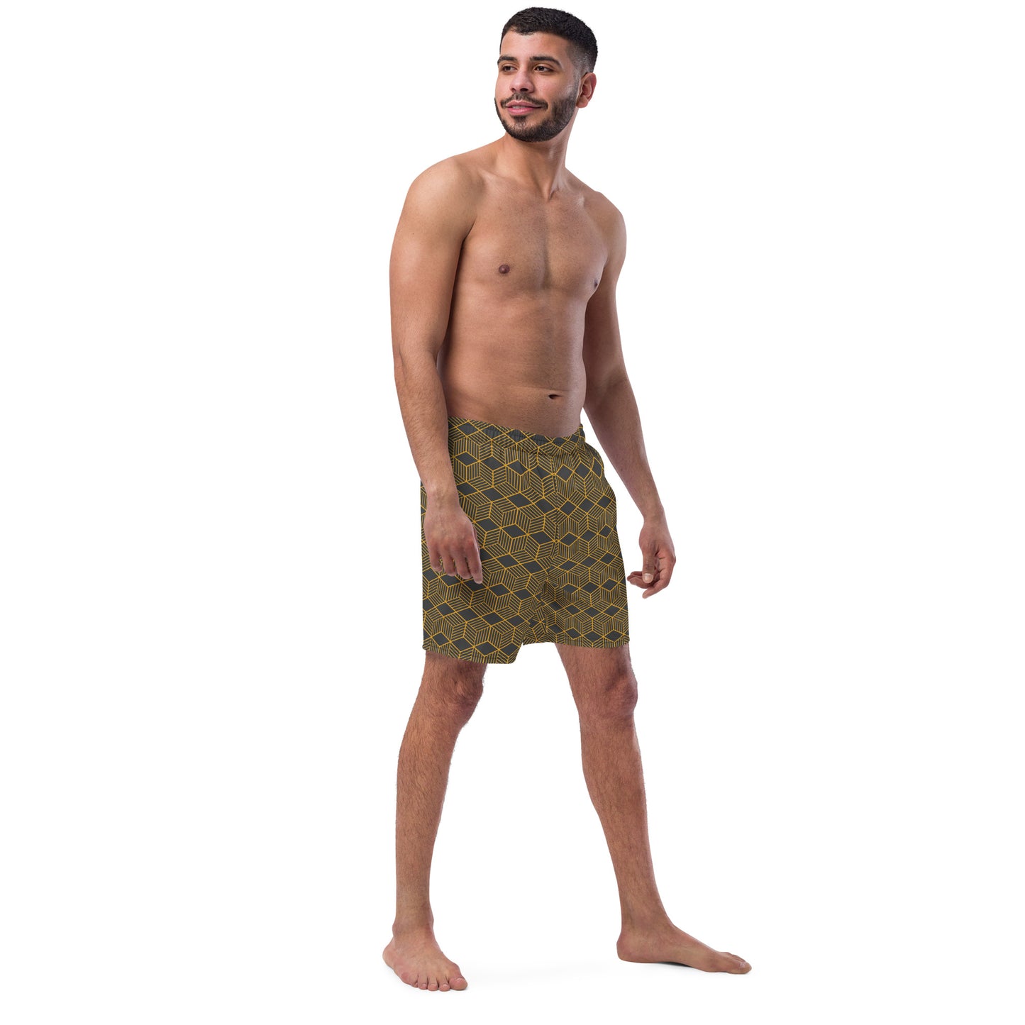 All-Over Print Recycled Swim Trunks