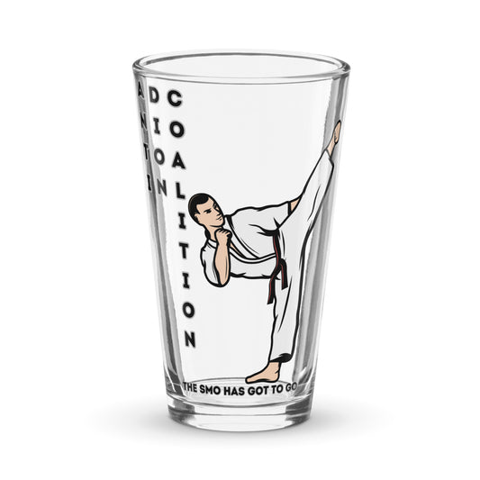 anti Dion coalition Shaker pint glass youtube channel support