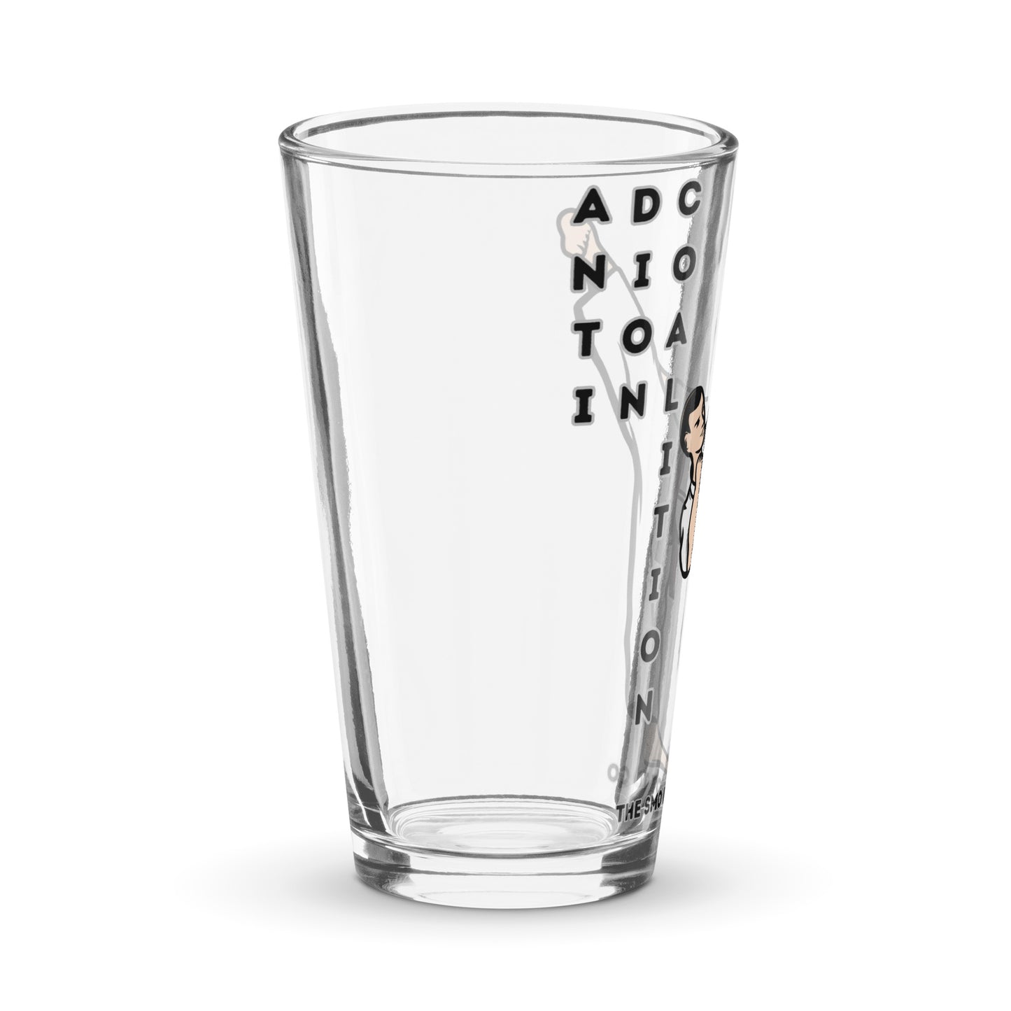 anti Dion coalition Shaker pint glass youtube channel support